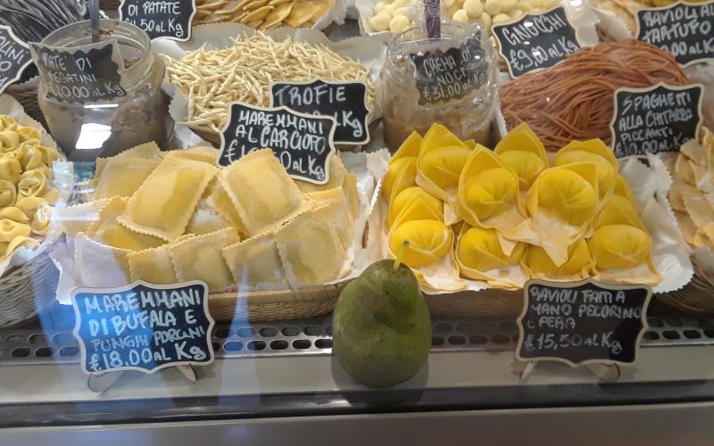 Different pasta from the local market